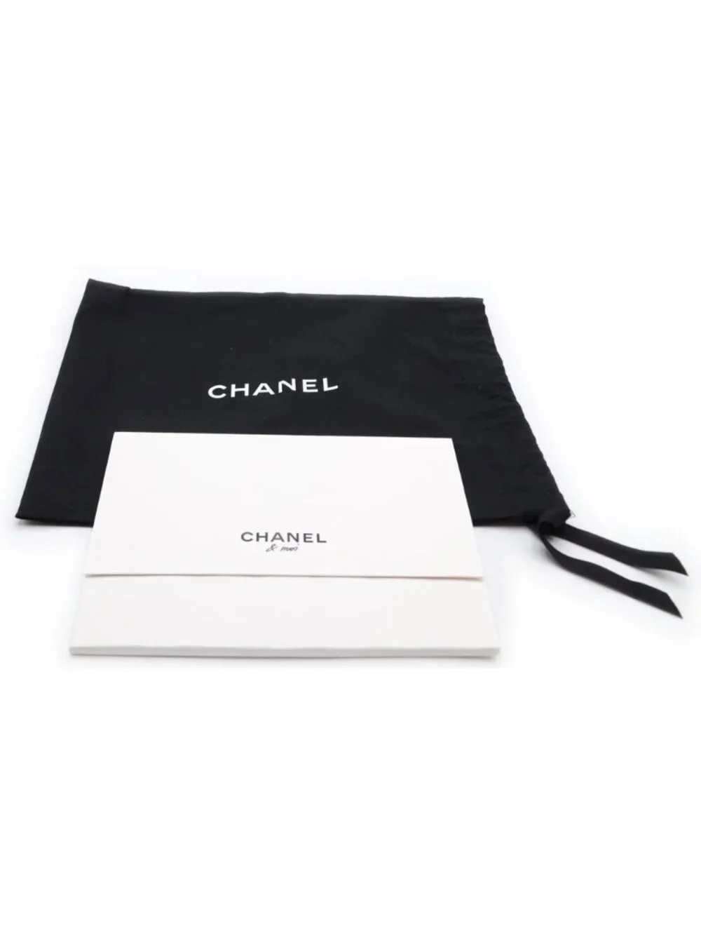 Chanel Quilted 23 Lambskin Gold Chain Shoulder Bag Plate Black